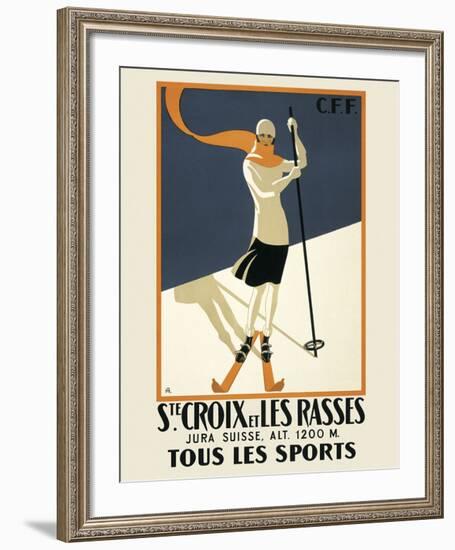 Ste. Croix-Vintage Posters-Framed Art Print