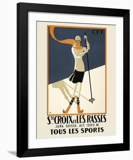 Ste. Croix-Vintage Posters-Framed Art Print