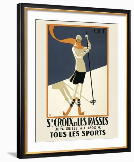 Ste. Croix-Vintage Posters-Framed Art Print