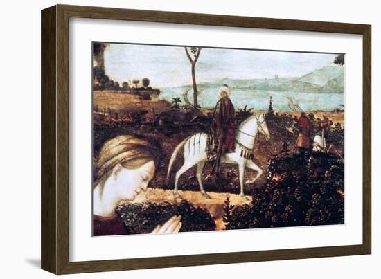 Ste Famille, Detail-Vittore Carpaccio-Framed Giclee Print