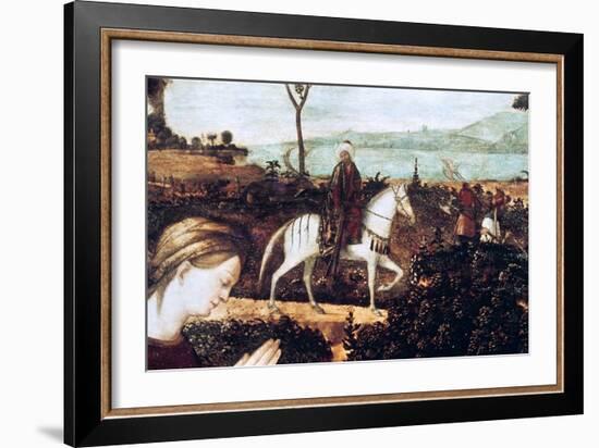 Ste Famille, Detail-Vittore Carpaccio-Framed Giclee Print