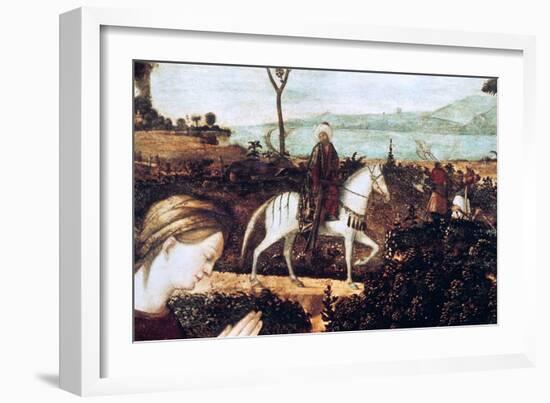 Ste Famille, Detail-Vittore Carpaccio-Framed Giclee Print