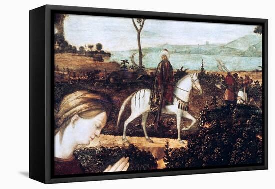 Ste Famille, Detail-Vittore Carpaccio-Framed Premier Image Canvas