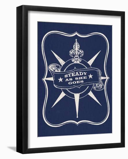 Steady as She Goes-null-Framed Art Print