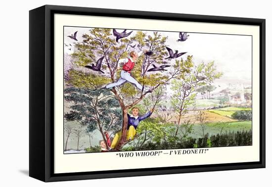 Stealing Birds' Eggs-Henry Thomas Alken-Framed Stretched Canvas