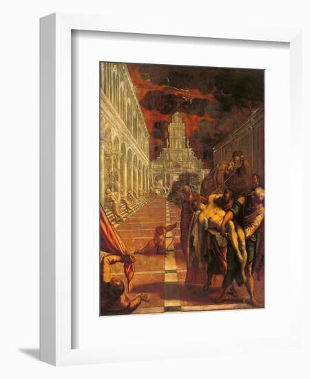 Stealing of the Dead Body of St. Mark-Tintoretto-Framed Art Print