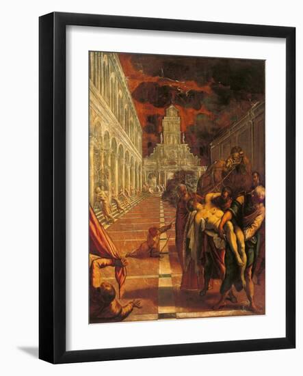 Stealing of the Dead Body of St. Mark-Tintoretto-Framed Art Print