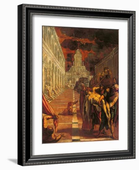 Stealing of the Dead Body of St. Mark-Tintoretto-Framed Art Print