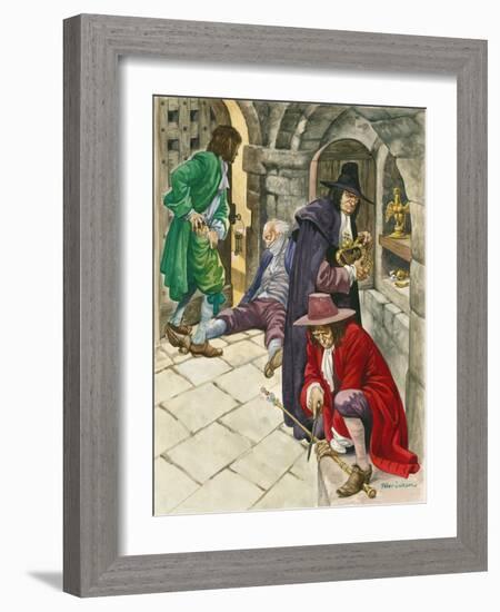 Stealing the Crown Jewels-Peter Jackson-Framed Giclee Print