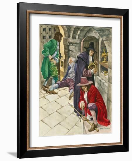 Stealing the Crown Jewels-Peter Jackson-Framed Giclee Print