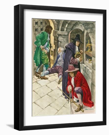 Stealing the Crown Jewels-Peter Jackson-Framed Giclee Print