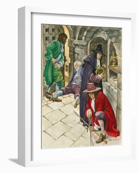 Stealing the Crown Jewels-Peter Jackson-Framed Giclee Print