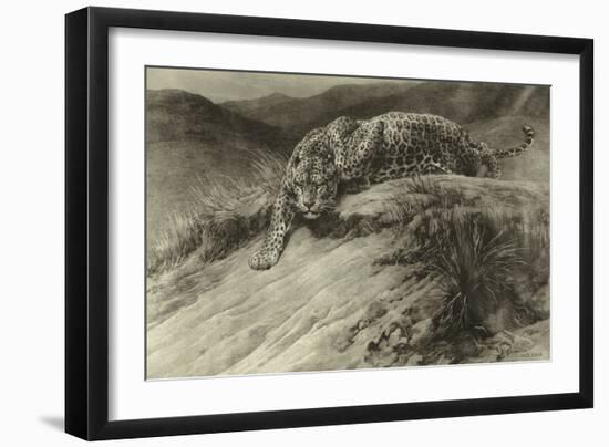 Stealth-Herbert Dicksee-Framed Art Print