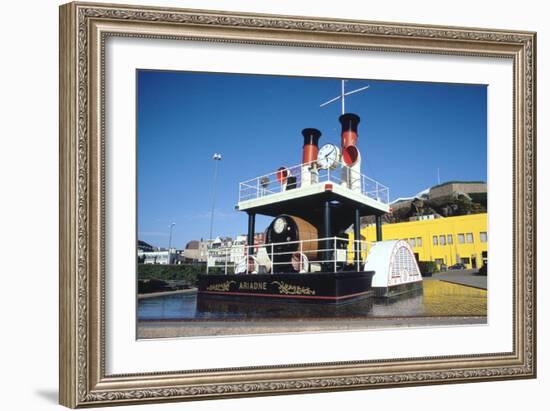 Steam Clock Ariadne, St Helier, Jersey, Channel Islands-Peter Thompson-Framed Photographic Print