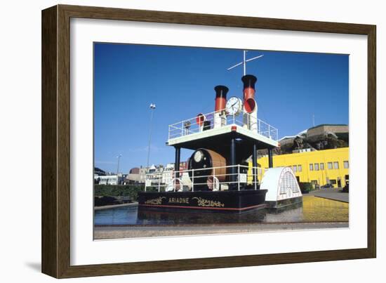 Steam Clock Ariadne, St Helier, Jersey, Channel Islands-Peter Thompson-Framed Photographic Print