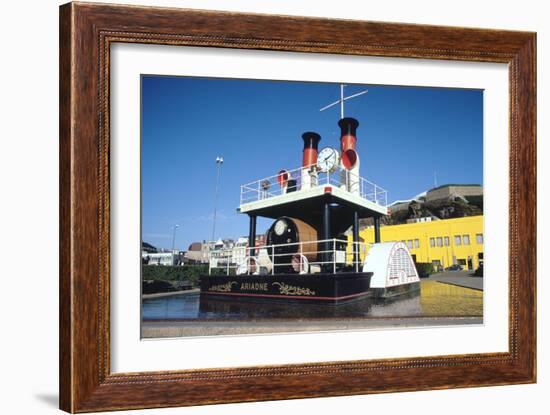 Steam Clock Ariadne, St Helier, Jersey, Channel Islands-Peter Thompson-Framed Photographic Print