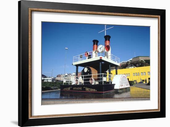 Steam Clock Ariadne, St Helier, Jersey, Channel Islands-Peter Thompson-Framed Photographic Print