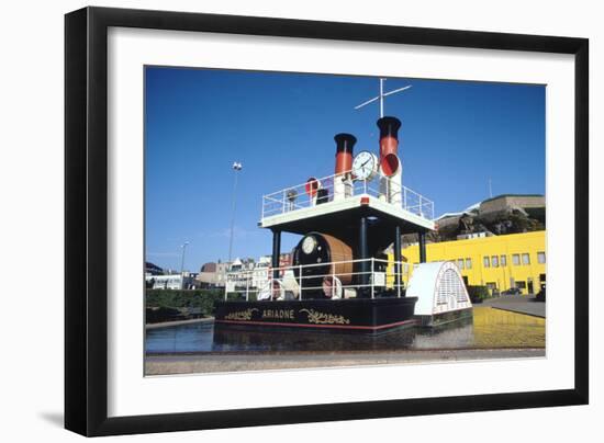 Steam Clock Ariadne, St Helier, Jersey, Channel Islands-Peter Thompson-Framed Photographic Print