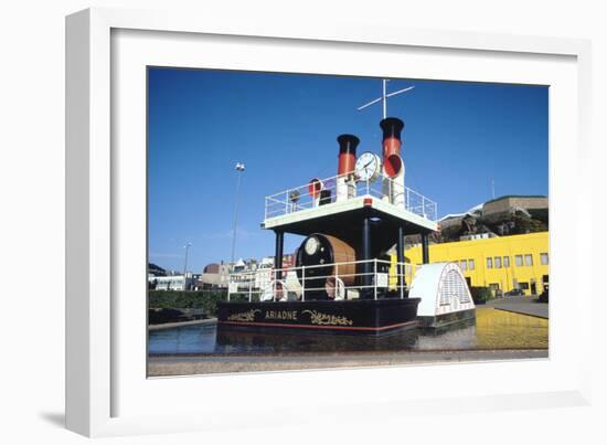 Steam Clock Ariadne, St Helier, Jersey, Channel Islands-Peter Thompson-Framed Photographic Print