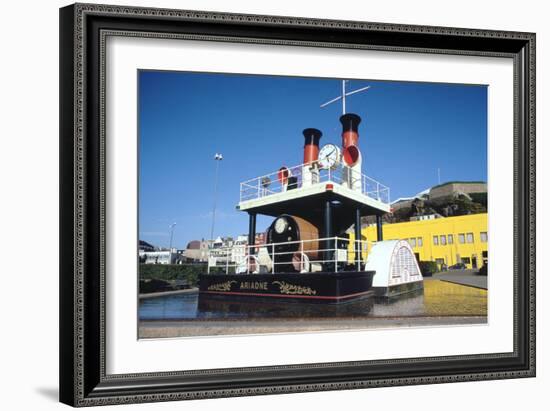 Steam Clock Ariadne, St Helier, Jersey, Channel Islands-Peter Thompson-Framed Photographic Print