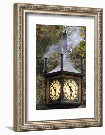 Steam clock, Gastown, Vancouver, British Columbia, Canada, North America-Richard Cummins-Framed Photographic Print