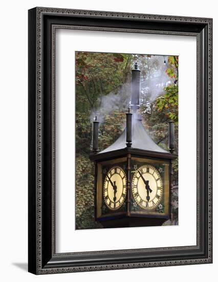 Steam clock, Gastown, Vancouver, British Columbia, Canada, North America-Richard Cummins-Framed Photographic Print