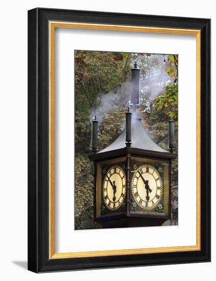 Steam clock, Gastown, Vancouver, British Columbia, Canada, North America-Richard Cummins-Framed Photographic Print