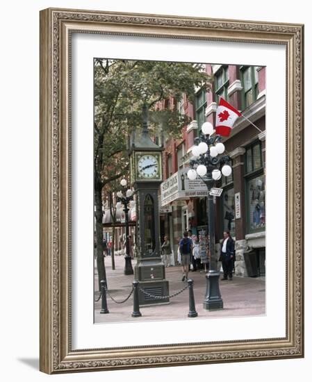 Steam Clock in Gastown, Vancouver, British Columbia, Canada-Alison Wright-Framed Photographic Print