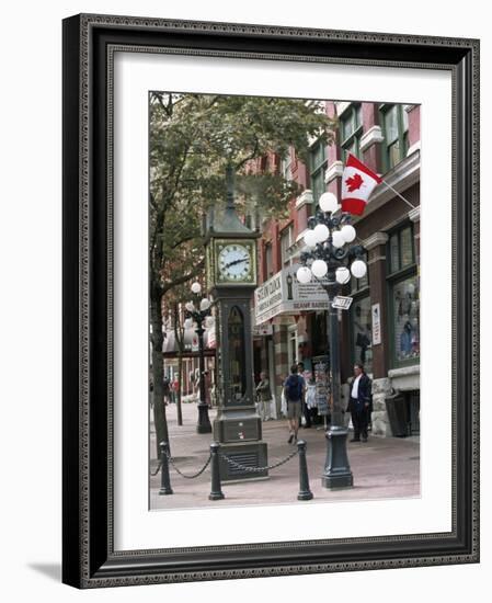 Steam Clock in Gastown, Vancouver, British Columbia, Canada-Alison Wright-Framed Photographic Print