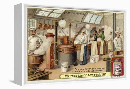 Steam Cooking, for Barracks, Hospitals and Large Establishments-null-Framed Premier Image Canvas