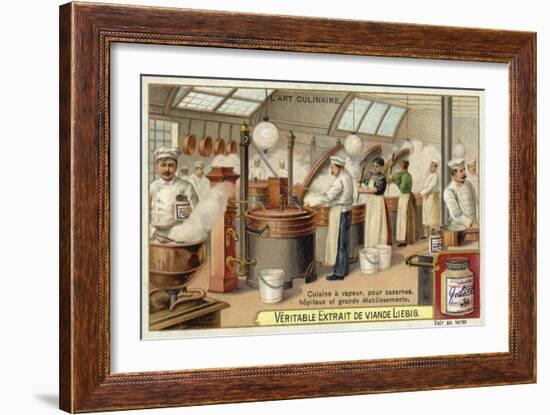 Steam Cooking, for Barracks, Hospitals and Large Establishments-null-Framed Giclee Print