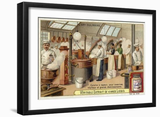 Steam Cooking, for Barracks, Hospitals and Large Establishments-null-Framed Giclee Print