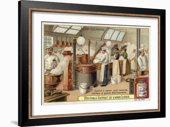 Steam Cooking, for Barracks, Hospitals and Large Establishments-null-Framed Giclee Print