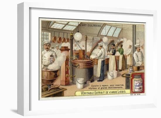 Steam Cooking, for Barracks, Hospitals and Large Establishments-null-Framed Giclee Print