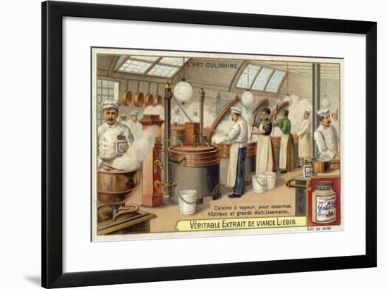 Steam Cooking, for Barracks, Hospitals and Large Establishments-null-Framed Giclee Print