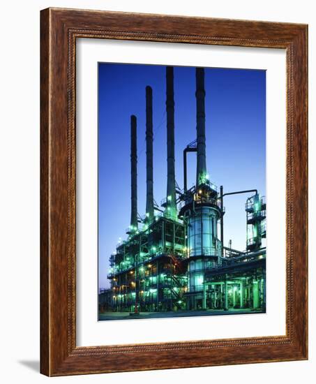 Steam Cracker At An Oil Refinery-Paul Rapson-Framed Photographic Print