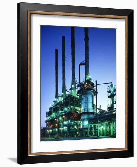 Steam Cracker At An Oil Refinery-Paul Rapson-Framed Photographic Print