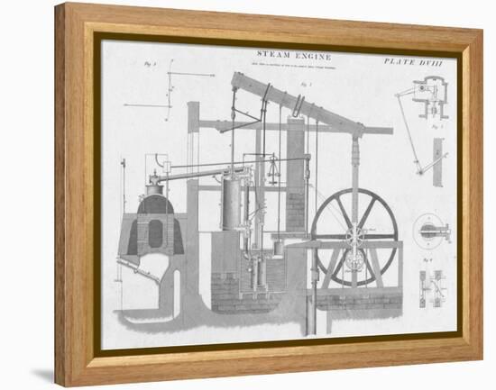 Steam Engine, c1813-John Moffat-Framed Premier Image Canvas