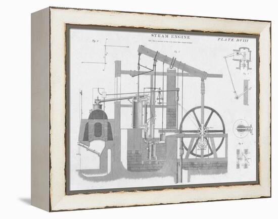 Steam Engine, c1813-John Moffat-Framed Premier Image Canvas