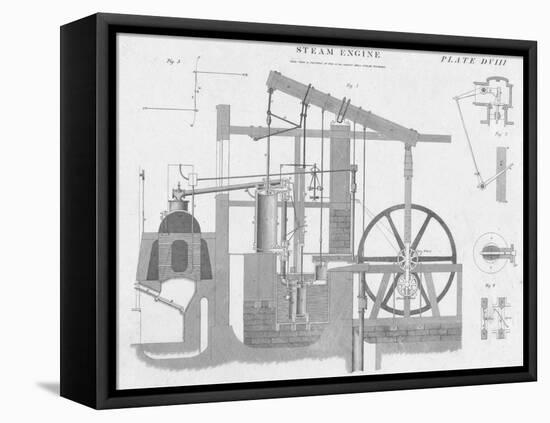 Steam Engine, c1813-John Moffat-Framed Premier Image Canvas