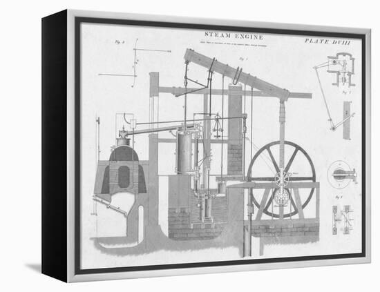 Steam Engine, c1813-John Moffat-Framed Premier Image Canvas