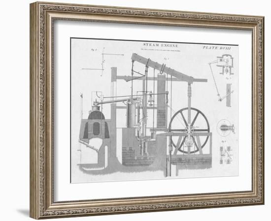 Steam Engine, c1813-John Moffat-Framed Giclee Print