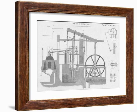 Steam Engine, c1813-John Moffat-Framed Giclee Print