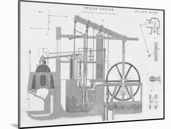 Steam Engine, c1813-John Moffat-Mounted Giclee Print