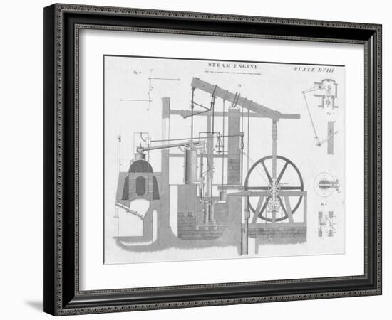 Steam Engine, c1813-John Moffat-Framed Giclee Print