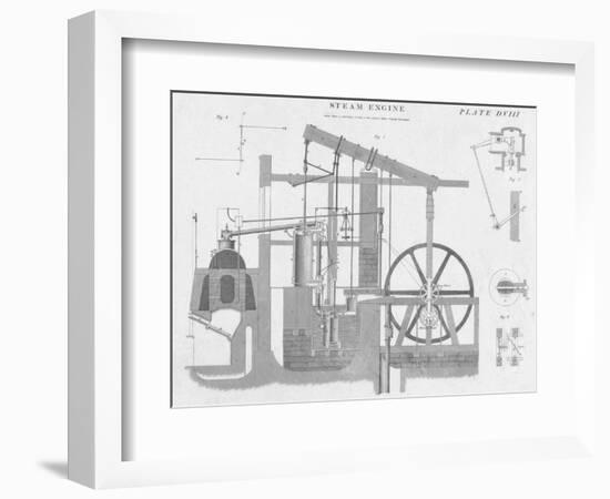 Steam Engine, c1813-John Moffat-Framed Giclee Print