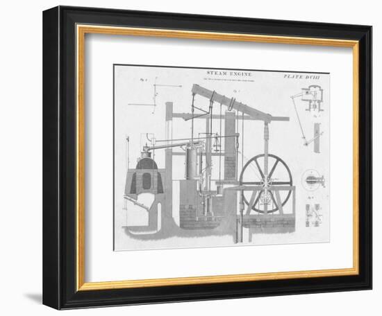 Steam Engine, c1813-John Moffat-Framed Giclee Print