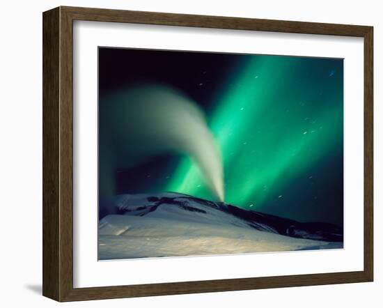 Steam Erupting from a Geyser, Svartsengi Power Plant, Iceland-null-Framed Photographic Print