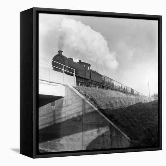 Steam Loco No 65794 Hauling Coal from Lynemouth Colliery, Northumberland, 1963-Michael Walters-Framed Premier Image Canvas