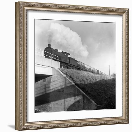 Steam Loco No 65794 Hauling Coal from Lynemouth Colliery, Northumberland, 1963-Michael Walters-Framed Photographic Print